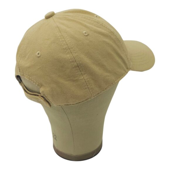 Carhartt Strapback OSFA Cap Hat Trucker Baseball Logo Patch Washed Canvas Tan - Picture 12 of 14